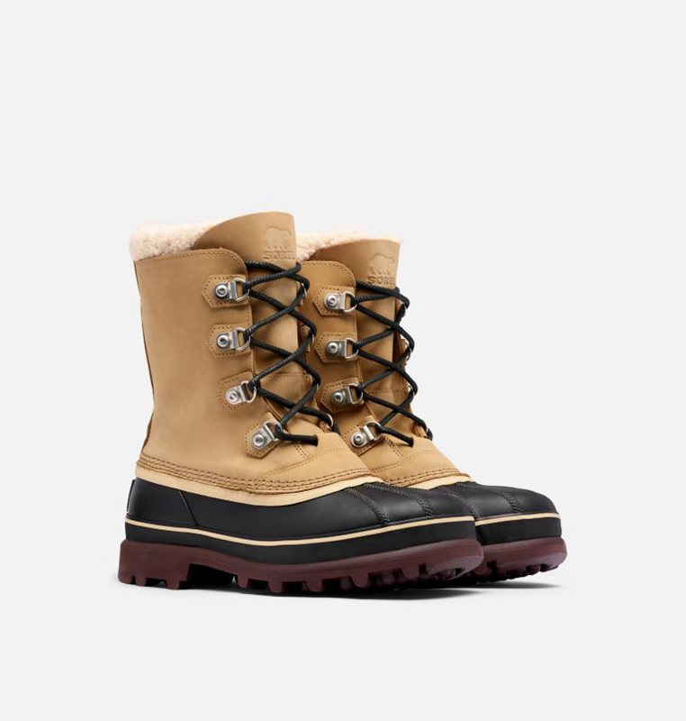 Botas Nieve Sorel Hombre - Caribou™ Stack Marrones/Negras - 62801-XSER